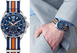 Tag Heuer Formula 1 Quartz Chronograph Blue Dial Two Tone NATO Strap Watch for Men - CAZ1010.FC8196 Buy Now By Tag Heuer