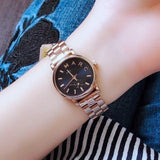 Marc Jacobs Baker Navy Blue Dial Rose Gold Steel Strap Watch for Women - MBM3332 Buy Now By Marc Jacobs
