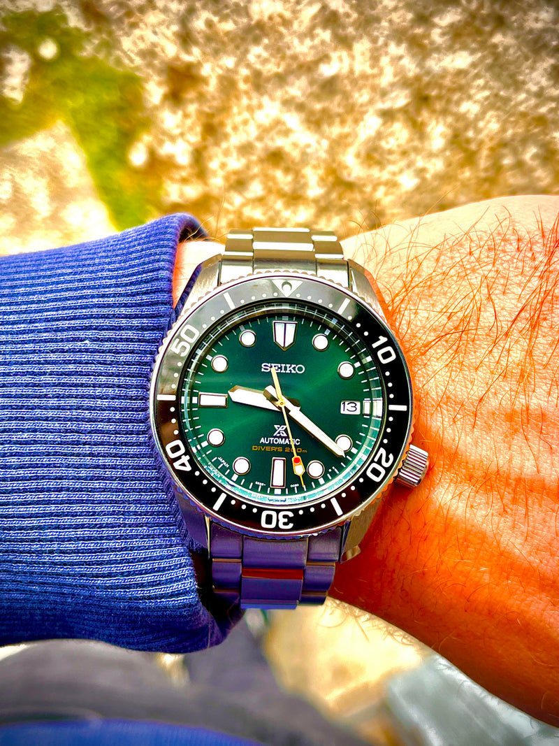 Shop Seiko Prospex 140th Anniversary Limited Divers Green Dial Silver Steel Strap Watch For Men - SPB207J1 in USA