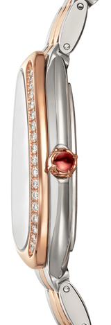 Bvlgari Serpenti Seduttori Diamonds Silver Dial Two Tone Steel Strap Watch for Women - SERPENTI103274