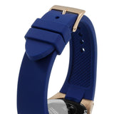 Guess Overdrive White Dial Blue Rubber Strap Watch for Women - W0149L5 Buy Now By Guess