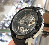 Maserati Automatic Black Dial Black Leather Strap Watch For Men - R8821119007 Buy Now By Maserati