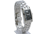 Emporio Armani Classic Black Dial Silver Stainless Steel Watch For Women - AR0157 Buy Now By Emporio Armani