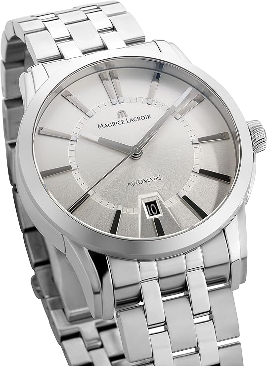 Maurice Lacroix Pontos Date Automatic Silver Dial Silver Steel Strap Watch For Men - PT6148-SS002-130 Buy Now By Maurice Lacroix