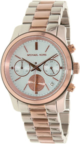Michael Kors Runway Chronograph Blue Dial Two Tone Steel Strap Watch For Women - MK6166 Buy Now By Michael Kors