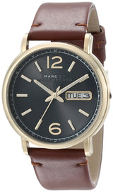 Marc Jacobs Fergus Green Dial Brown Leather Strap Watch for Men - MBM5077 Buy Now By Marc Jacobs