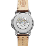 Fossil Grant Automatic White Dial Brown Leather Strap Watch for Men - ME3052 Buy Now By Fossil