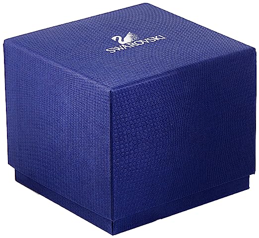 Shop Swarovski Lovely Crystals Mini Grey Dial Grey Leather Strap Watch for Women - 5261481 in USA