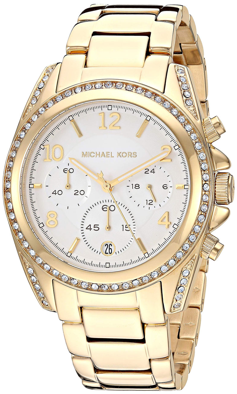 Michael Kors Runway Gold Dial Gold Steel Strap Watch for Women - MK5166 Buy Now By Michael Kors