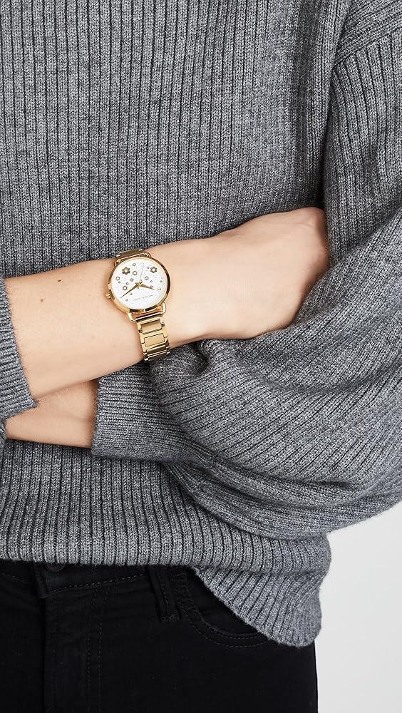 Michael Kors Portia Quartz White Dial Gold Steel Strap Watch for Women - MK3840 Buy Now By Michael Kors