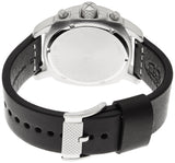 Fossil Modern Machine Chronograph Black Dial Black Leather Strap Watch for Men - FS4928 Buy Now By Fossil