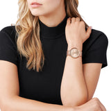Michael Kors Pyper Quartz Rose Gold Dial Rose Gold Mesh Strap Watch For Women - MK4340 Buy Now By Michael Kors