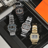 Fossil Retro Digital Gold Dial Gold Steel Strap Watch for Men - FS5843 Buy Now By Fossil