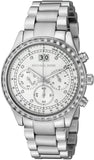 Michael Kors Brinkley Diamonds Silver Dial Silver Steel Strap Watch for Women - MK6186