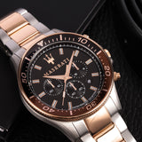 Maserati SFIDA Chronograph Black Dial Two Tone Steel Strap Watch For Men - R8873640009 Buy Now By Maserati