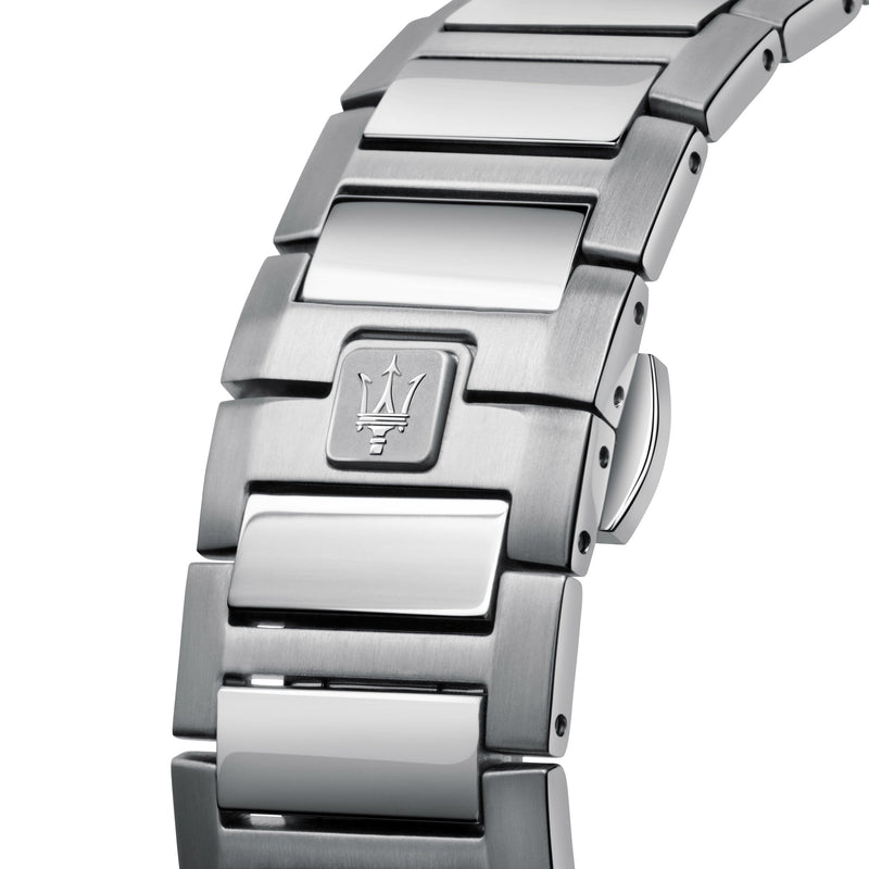 Maserati Stile Blue Dial Silver Steel Strap Watch For Men - R8853142006 Buy Now By Maserati
