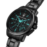 Maserati Successo Aqua Edition Black Dial Stainless Steel Strap Watch For Men - R8873644003 Buy Now By Maserati