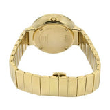 Shop Movado Edge Gold Dial Gold Steel Strap Watch for Women - 3680014 in USA