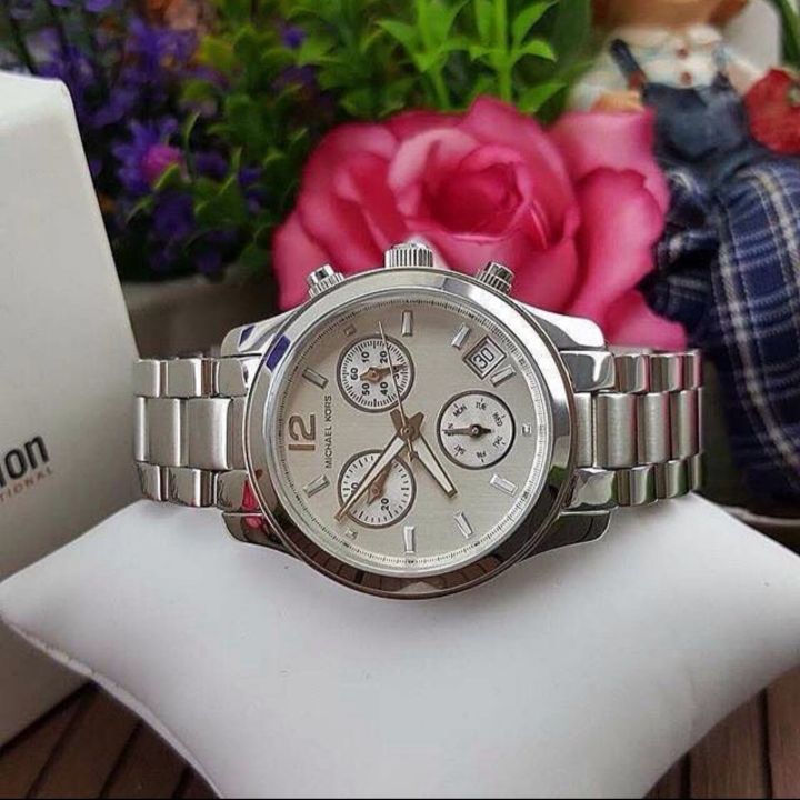 Michael Kors Runway Silver Dial Silver Steel Strap Watch for Women - MK5428 Buy Now By Michael Kors