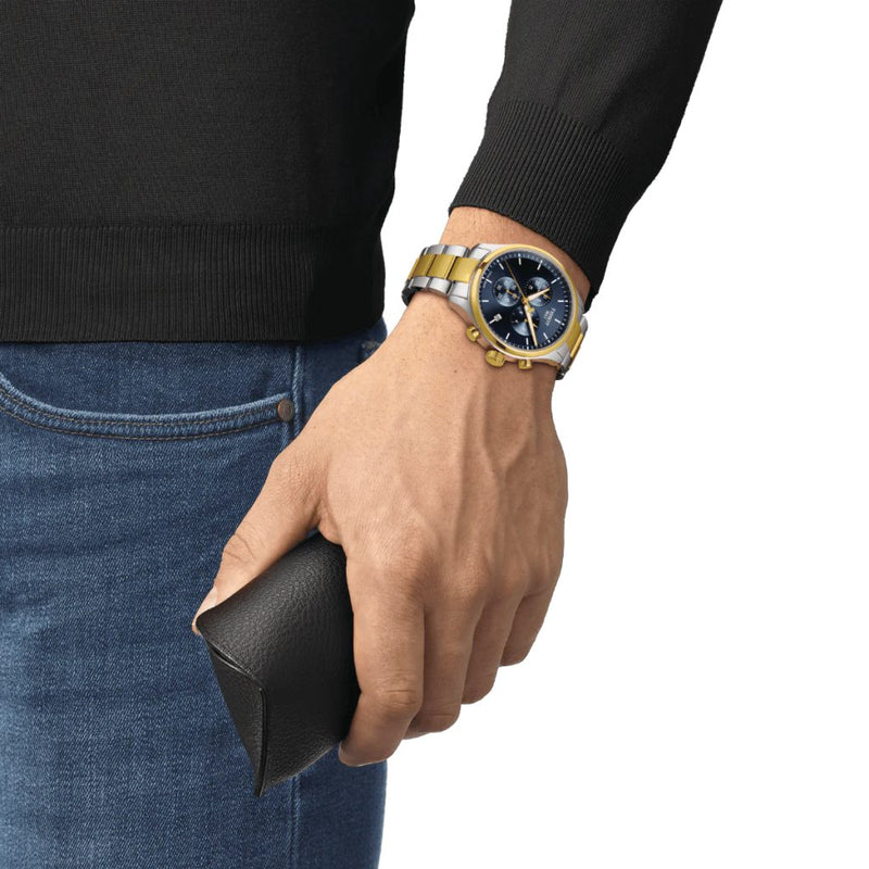 Tissot Chrono XL Classic Blue Dial Two Tone Steel Strap Watch for Men - T116.617.22.041.00 Buy Now By Tissot