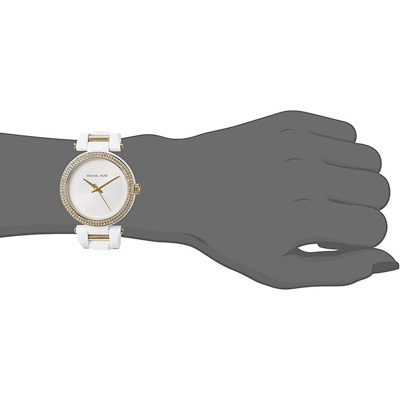 Michael Kors Delray Rose Gold Dial White Steel Strap Watch for Women - MK4315 Buy Now By Michael Kors