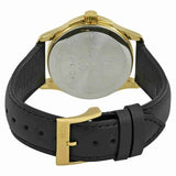 Shop Gucci Le Marche Des Merveilles Quartz Green Dial Black Leather Strap Watch For Women - YA126463 in USA