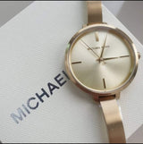 Michael Kors Jaryn Analog Quartz Gold Dial Gold Steel Strap Watch For Women - MK3546 Buy Now By Michael Kors