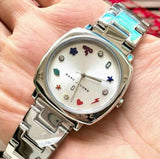 Marc Jacobs Mandy Silver Dial Silver Steel Strap Watch for Women - MJ3548 Buy Now By Marc Jacobs