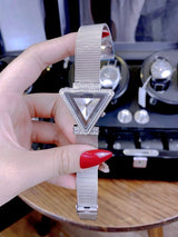 Guess Fame Diamonds Silver Dial Silver Mesh Bracelet Watch for Women - GW0508L1 Buy Now By Guess
