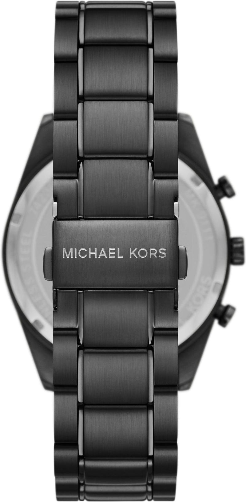 Michael Kors Warren Chronograph Black Dial Black Steel Strap Watch For Men - MK9113 Buy Now By Michael Kors