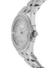 Bulova Crystal Pave Silver Dial Silver Steel Strap Watch for Men - 96B235 Buy Now By Bulova