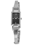 Bulova Classic Collection Black Dial Silver Steel Strap Watch for Women - 96L138