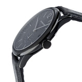 Shop Burberry The Classic Black Dial Black Leather Strap Watch for Men - BU10003 in USA