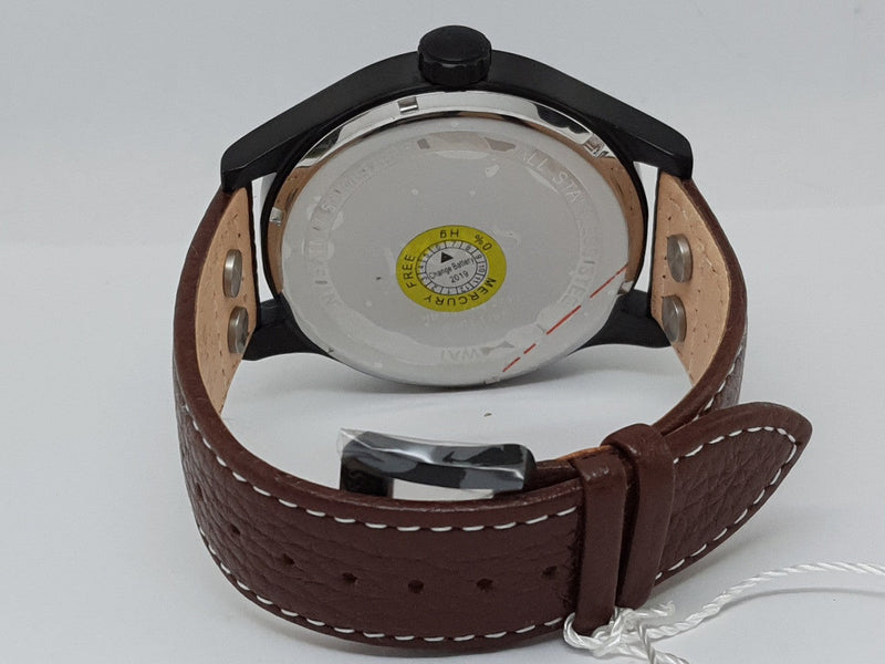 Hugo Boss Aeroliner Maxx Black Dial Brown Leather Strap Watch For Men - 1513079 Buy Now By Hugo Boss