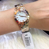 Marc Jacobs Mini Amy White Dial Rose Gold Steel Strap Watch for Women - MBM3078 Buy Now By Marc Jacobs