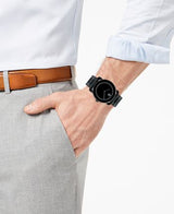 Movado Bold Black Dial Black Steel Strap Watch For Men - 3600047 Buy Now By Movado