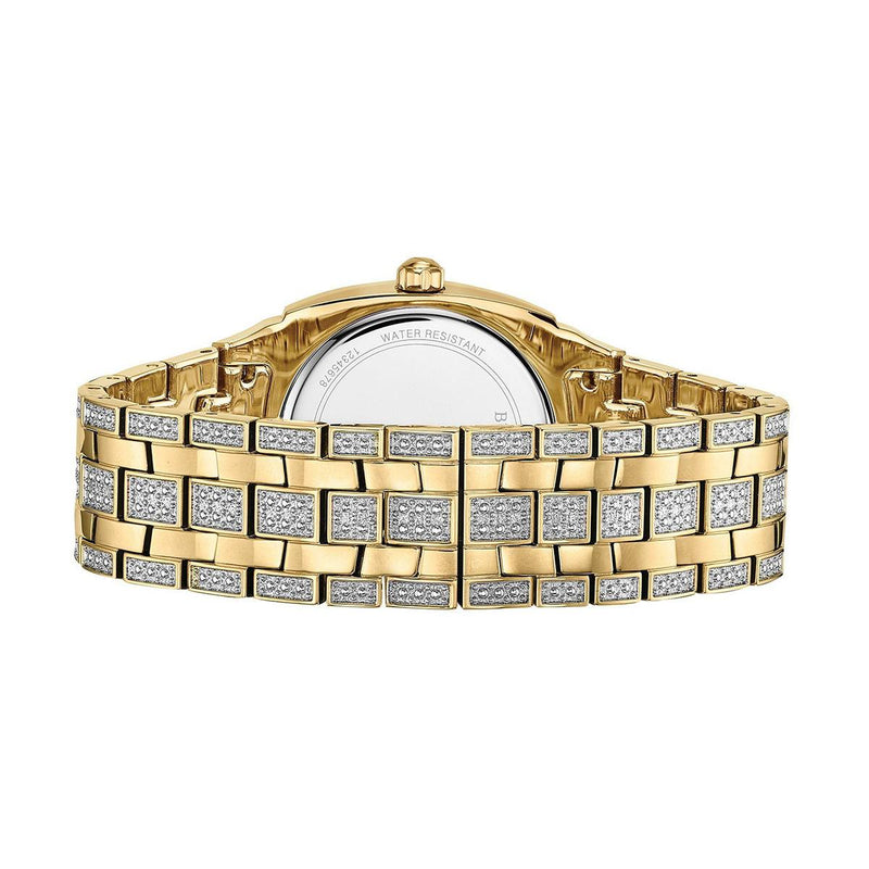 Bulova Phantom Crystal Silver Dial Two Tone Steel Strap Watch for Men - 98B323 Buy Now By Bulova