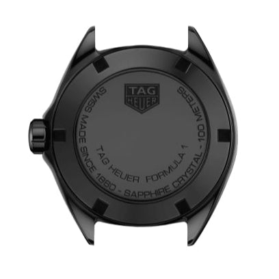Tag Heuer Formula 1 Diamonds Black Dial Black Leather Strap Watch for Women - WBJ1417.FC8234