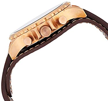Shop Fossil Nate Chronograph Blue Dial Brown Leather Strap Watch for Men - JR1505 in USA