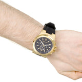 Michael Kors Dylan Chronograph Black Dial Black Rubber Strap Watch for Men - MK8445 Buy Now By Michael Kors