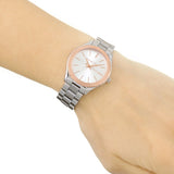 Michael Kors Mini Slim Runway Silver Dial Silver Steel Strap Watch for Women - MK3514 Buy Now By Michael Kors