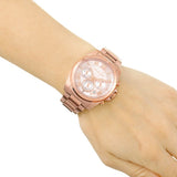 Michael Kors Brecken Chronograph Quartz Rose Gold Dial Rose Gold Steel Strap Watch For Women - MK6367 Buy Now By Michael Kors