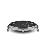 Daniel Wellington Classic Petite Bondi Black Dial White Leather Strap Watch for Women - DW00100286 Buy Now By Daniel Wellington