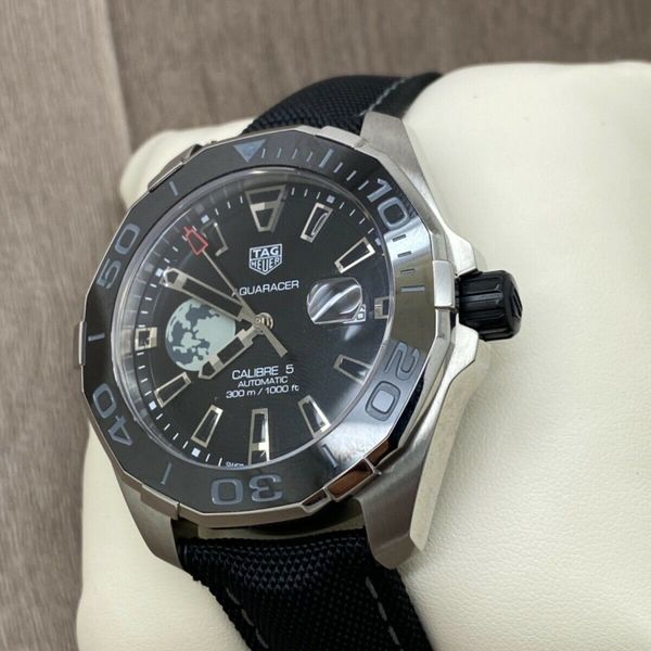 Tag Heuer Aquaracer Moon Black Dial Watch for Men - WAY201J.FC6370