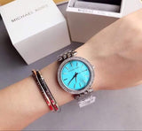 Michael Kors Darci Mother of Pearl Blue Dial Silver Steel Strap Watch for Women - MK3515 Buy Now By Michael Kors