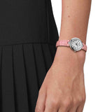 Tissot Bellissima Small Lady Silver Dial Pink Leather Strap Watch For Women - T126.010.16.013.01 Buy Now By Tissot