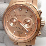 Michael Kors Paris Limited Edition Rose Gold Dial Steel Strap Watch for Women - MK5716 Buy Now By Michael Kors