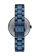 Armani Exchange Cayde Analog Blue Dial Blue Steel Strap Watch For Men - AX2702 Buy Now By Armani Exchange