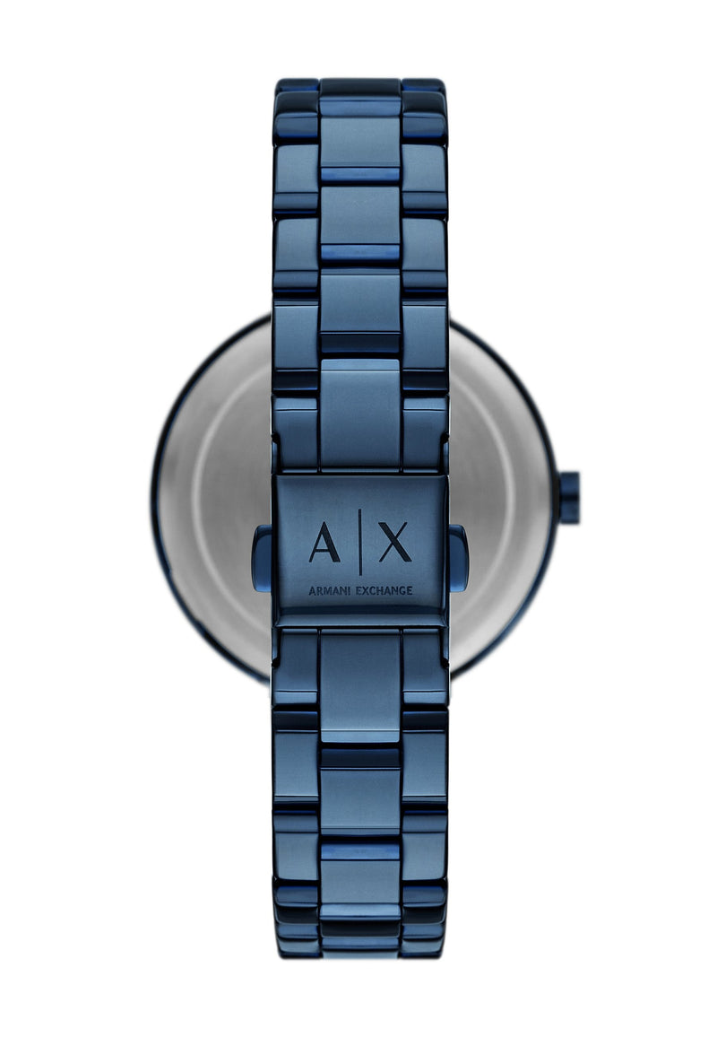 Armani Exchange Cayde Analog Blue Dial Blue Steel Strap Watch For Men - AX2702 Buy Now By Armani Exchange