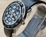 Marc Jacobs Amy Black Dial Black Leather Strap Watch for Women - MBM1163 Buy Now By Marc Jacobs
